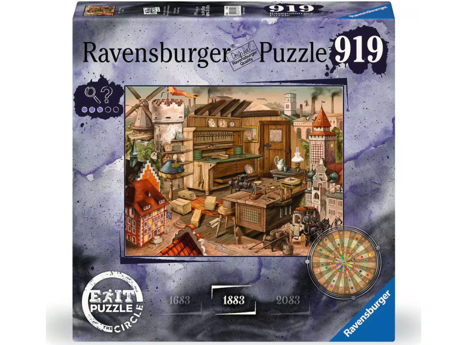 RAVENSBURGER Únikové EXIT puzzle Kruh: Anno 1883, 919 dílků