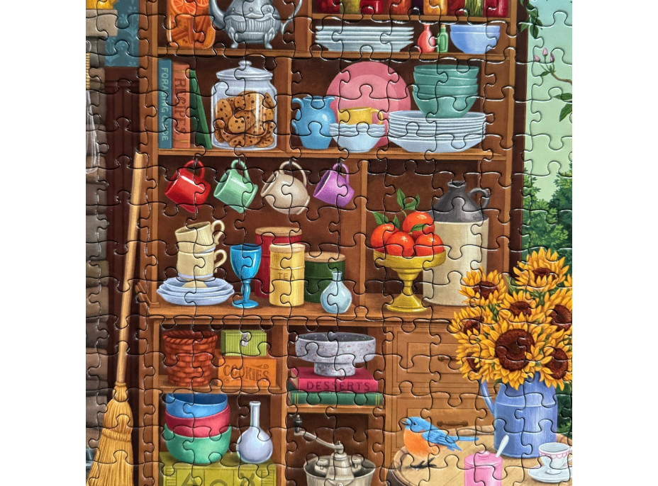 EEBOO Čtvercové puzzle Alchymistova kuchyně 1000 dílků