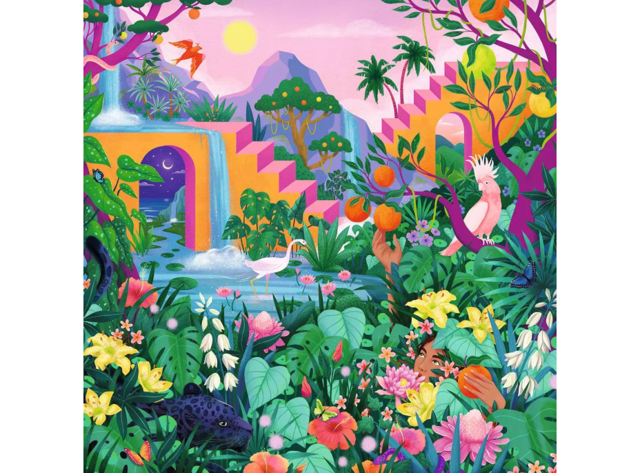 RAVENSBURGER Čtvercové puzzle Art & Soul: Úžasná příroda 750 dílků