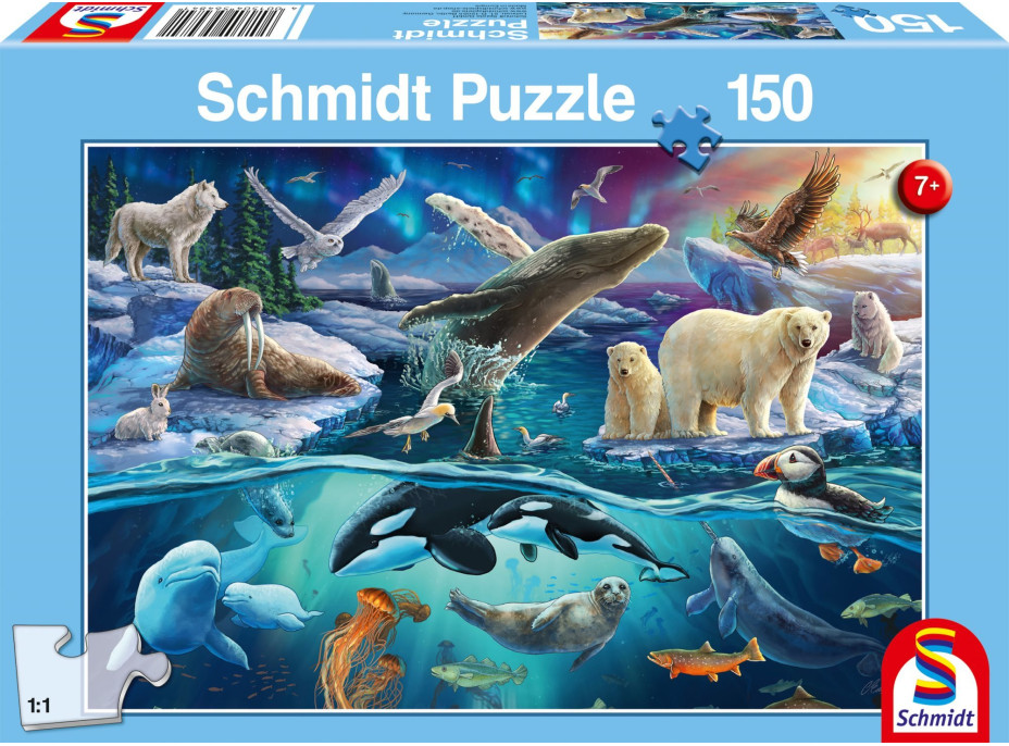 SCHMIDT Puzzle Arktická zvířata 150 dílků
