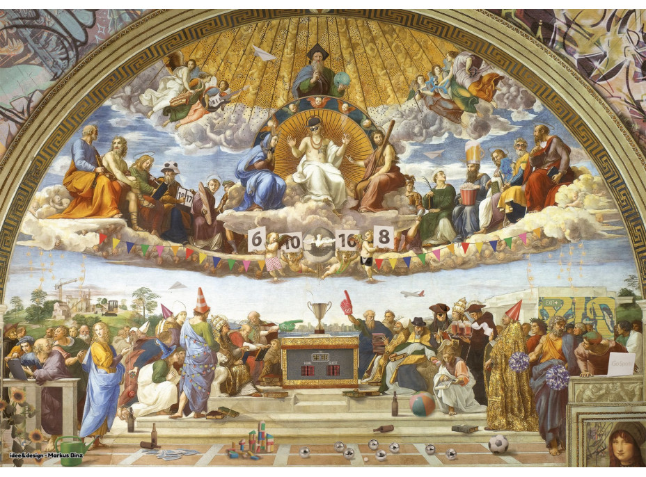 SCHMIDT Puzzle Art&Fun: Disputace o Svátosti oltářní 2024, 1000 dílků