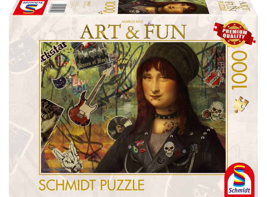 SCHMIDT Puzzle Art&Fun: Mona Lisa 2024, 1000 dílků