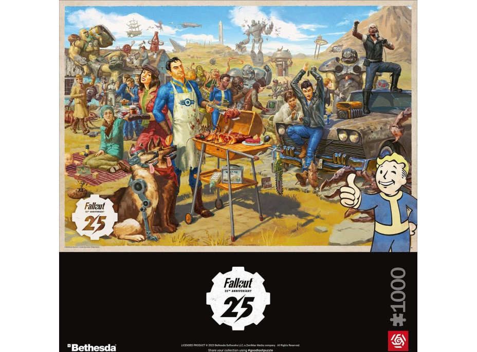 GOOD LOOT Puzzle Fallout: 25. výročí 1000 dílků