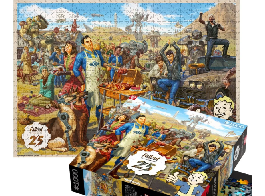 GOOD LOOT Puzzle Fallout: 25. výročí 1000 dílků