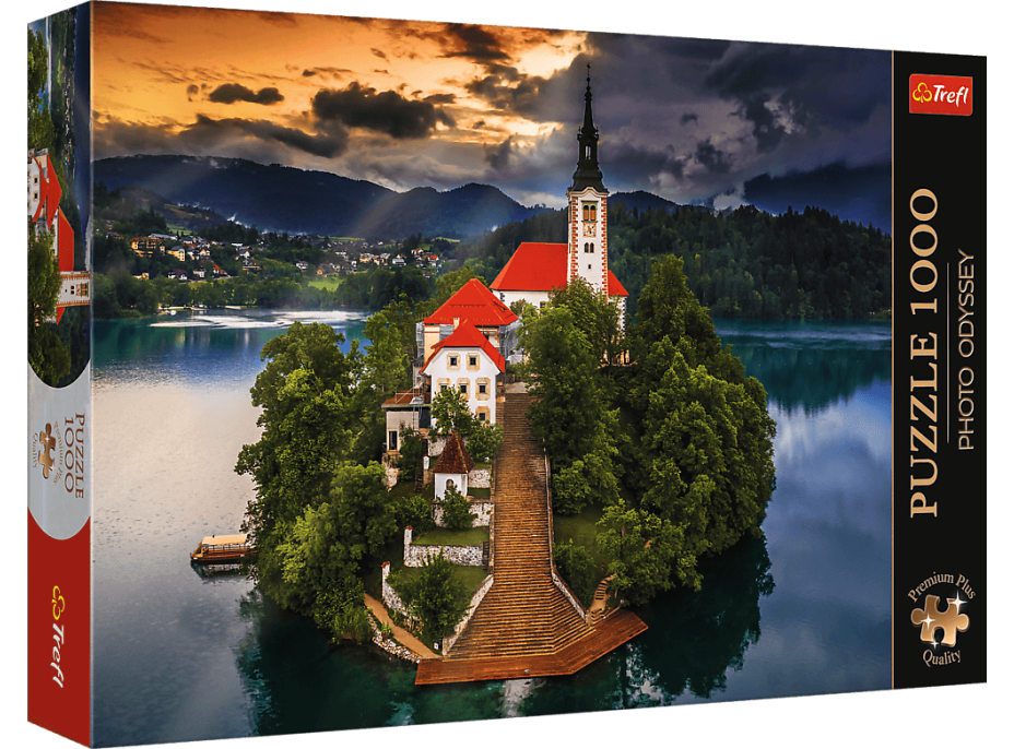 TREFL Puzzle Premium Plus Photo Odyssey: Bledské jezero 1000 dílků