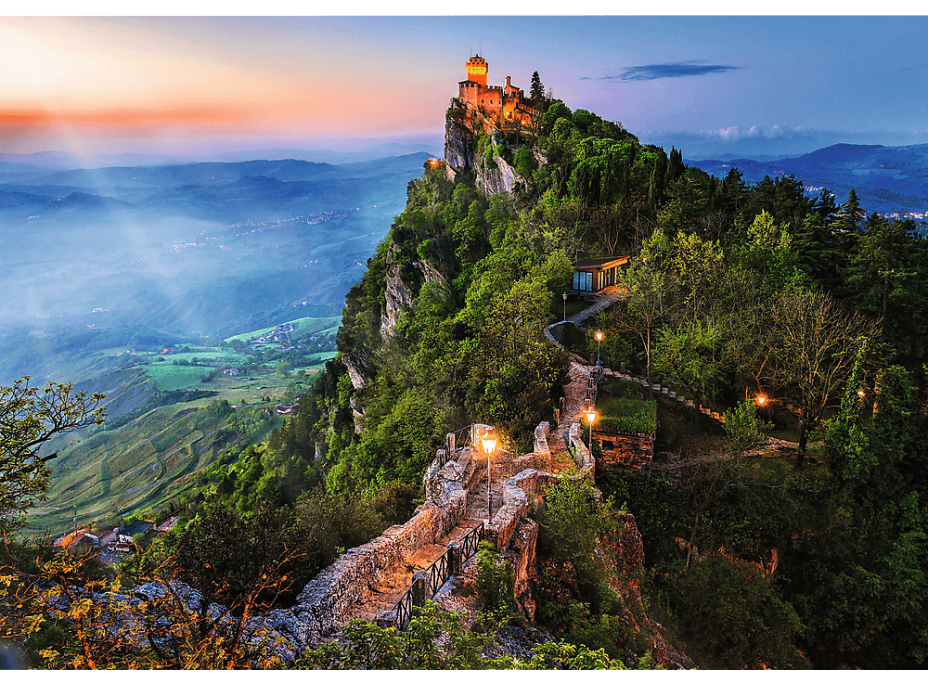 TREFL Puzzle Premium Plus Photo Odyssey: La Cesta, San Marino 1000 dílků