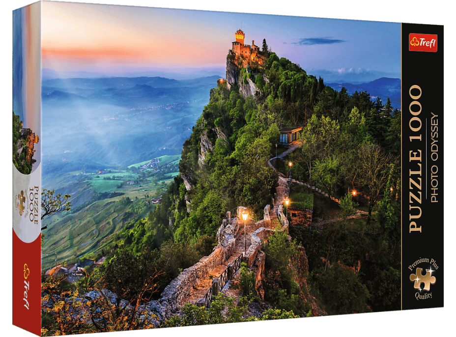 TREFL Puzzle Premium Plus Photo Odyssey: La Cesta, San Marino 1000 dílků