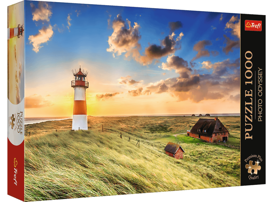 TREFL Puzzle Premium Plus Photo Odyssey: Maják Ost na ostrově Sylt 1000 dílků