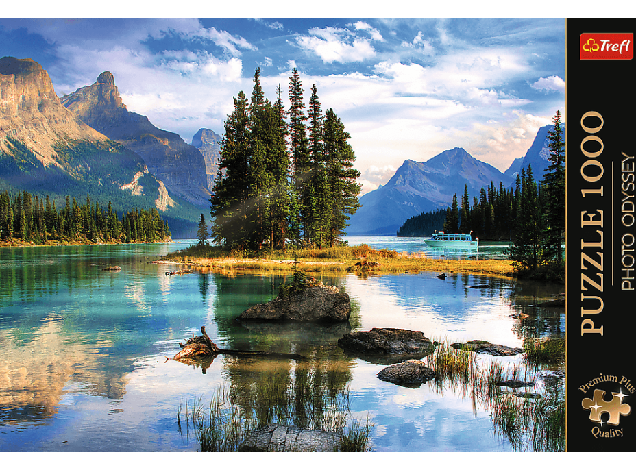 TREFL Puzzle Premium Plus Photo Odyssey: Spirit Island, Kanada 1000 dílků