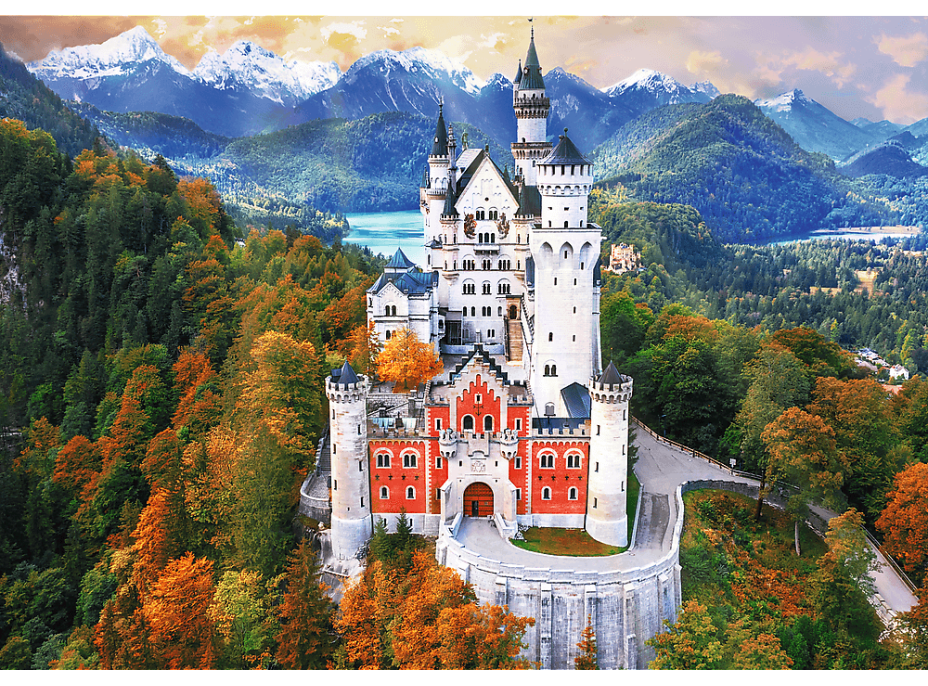 TREFL Puzzle Premium Plus Photo Odyssey: Zámek Neuschwanstein 1000 dílků