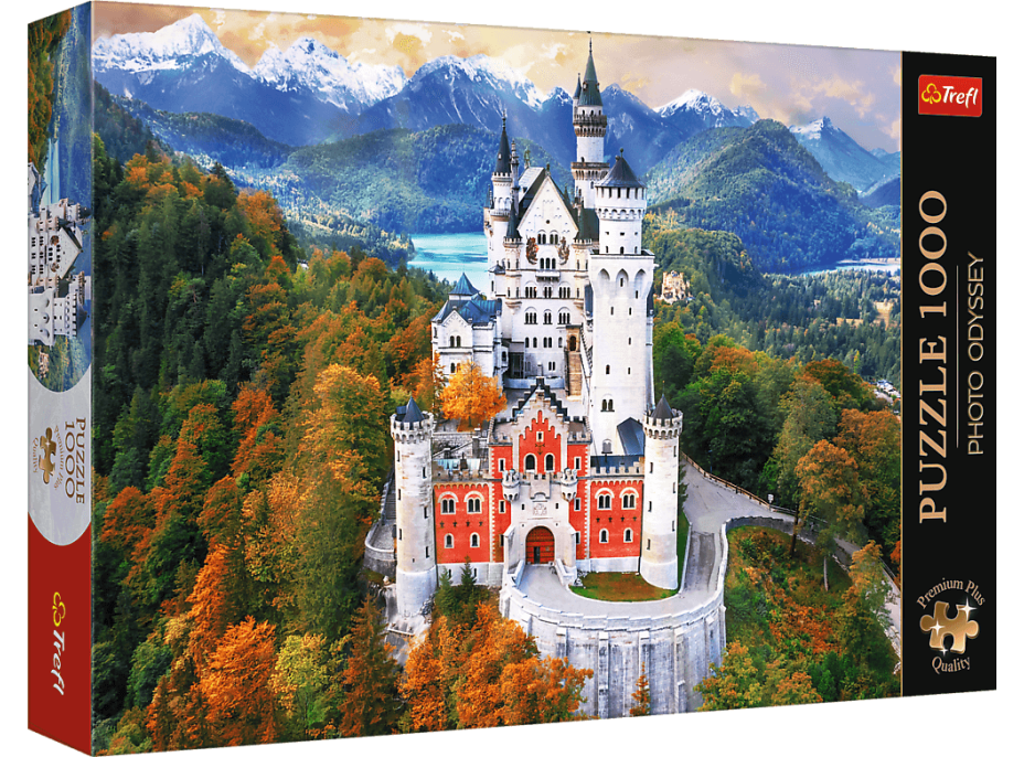 TREFL Puzzle Premium Plus Photo Odyssey: Zámek Neuschwanstein 1000 dílků