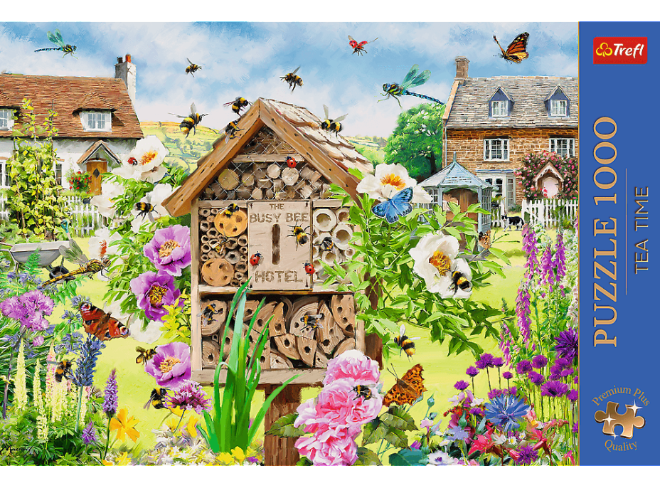 TREFL Puzzle Premium Plus Tea Time: Domov pro včelky 1000 dílků