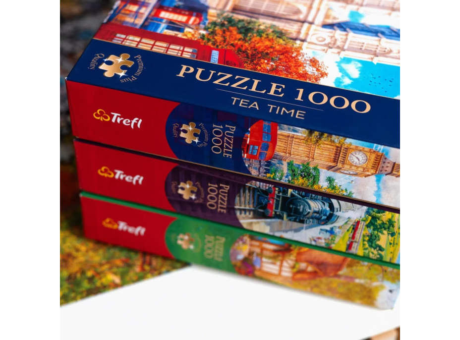 TREFL Puzzle Premium Plus Tea Time: Léto na vesnici 1000 dílků