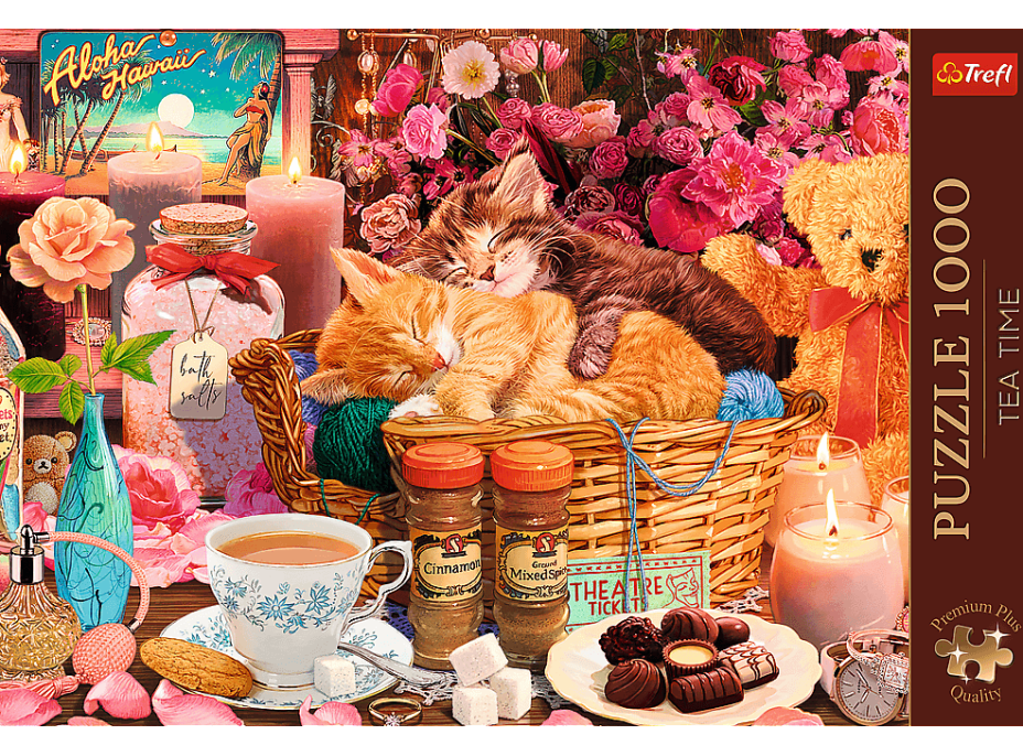 TREFL Puzzle Premium Plus Tea Time: Všechno hezké 1000 dílků