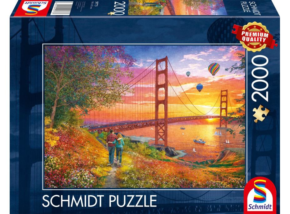 SCHMIDT Puzzle Procházka k mostu Golden Gate 2000 dílků