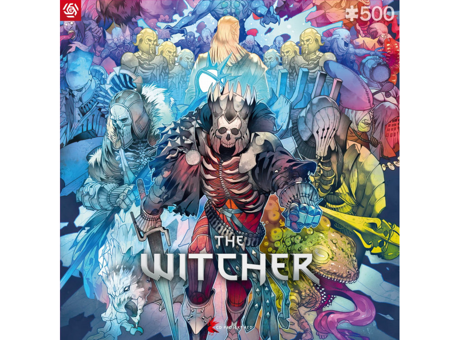 GOOD LOOT Puzzle The Witcher: Frakce monster 500 dílků