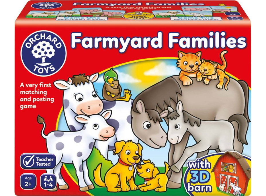 Rodiny zvířátek na farmě