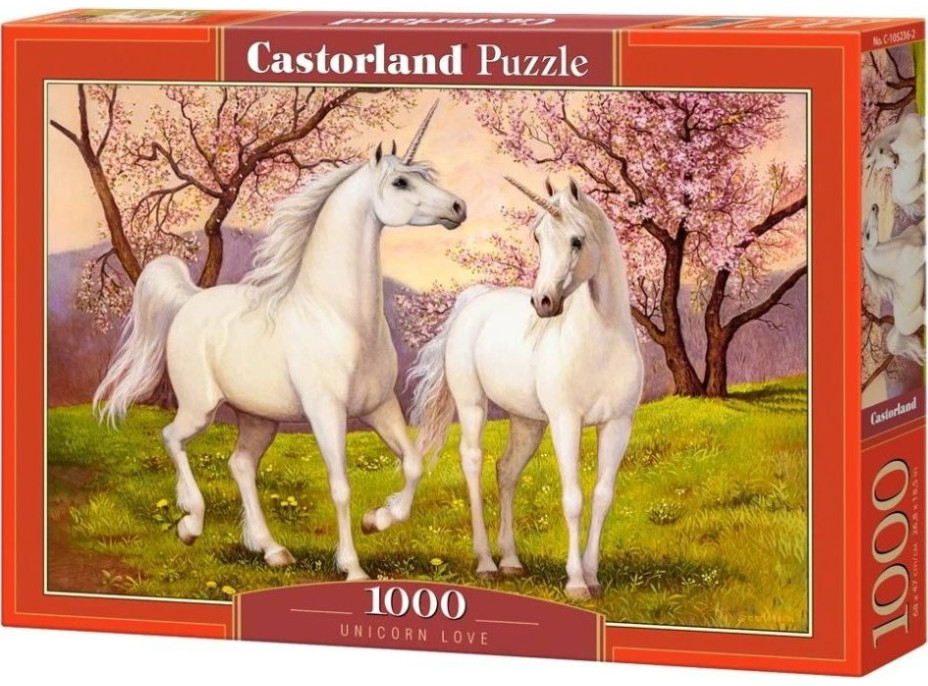 CASTORLAND Puzzle Jednorožčí láska 1000 dílků
