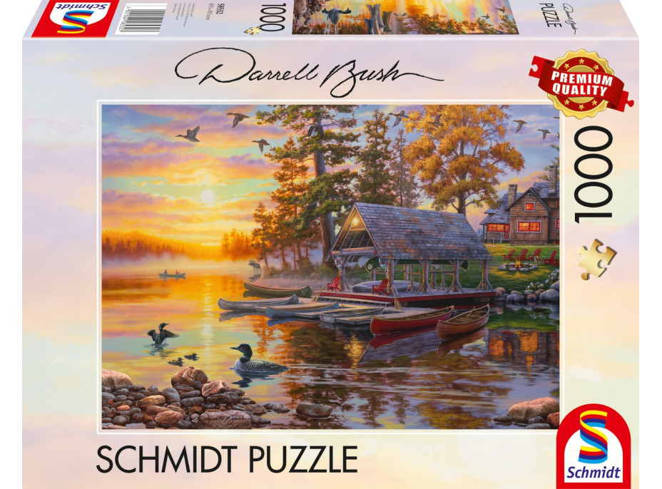 SCHMIDT Puzzle Loděnice s kánoemi 1000 dílků