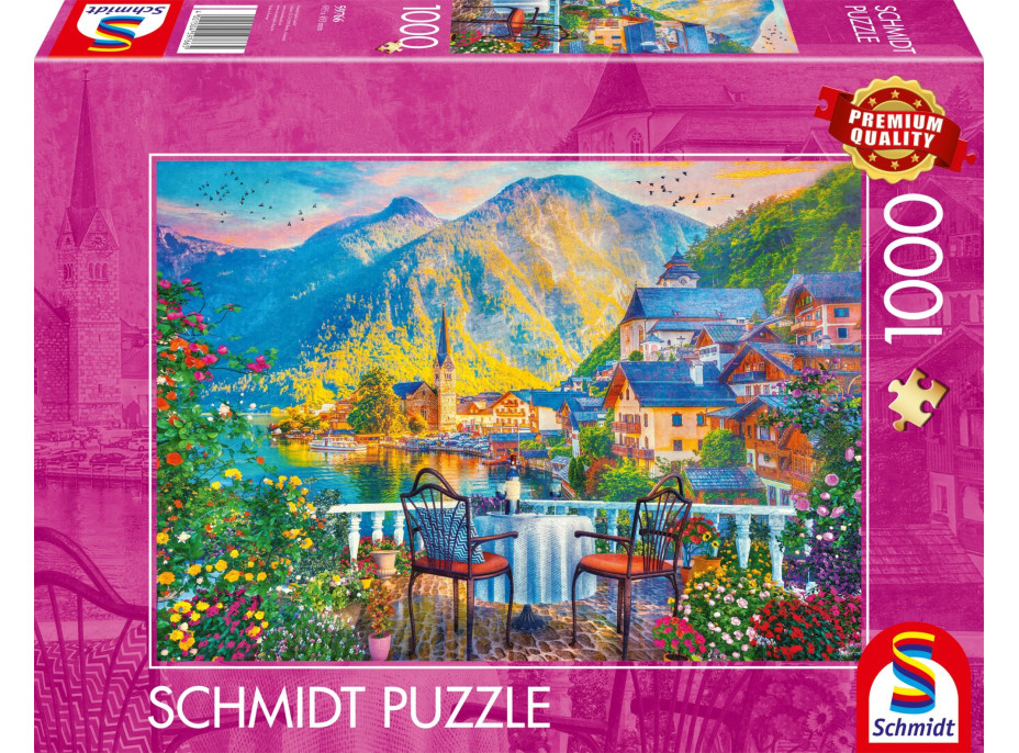 SCHMIDT Puzzle Malebný Hallstatt 1000 dílků