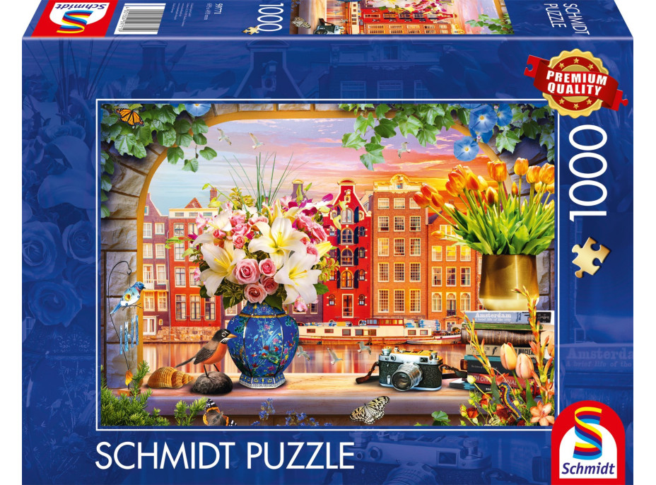 SCHMIDT Puzzle Návštěva Amsterdamu 1000 dílků