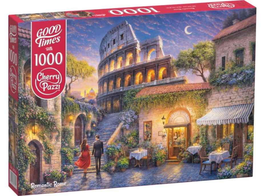 CHERRY PAZZI Puzzle Romantický Řím 1000 dílků