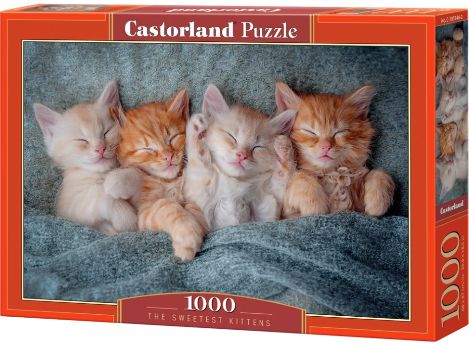CASTORLAND Puzzle Sladká koťata 1000 dílků
