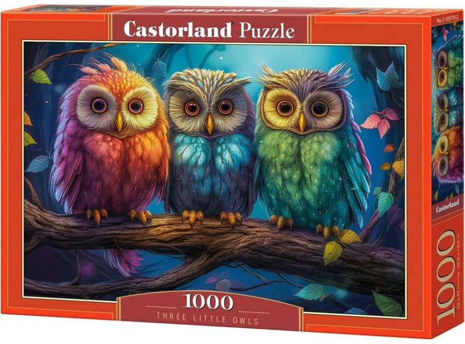 CASTORLAND Puzzle Tři malé sovy 1000 dílků