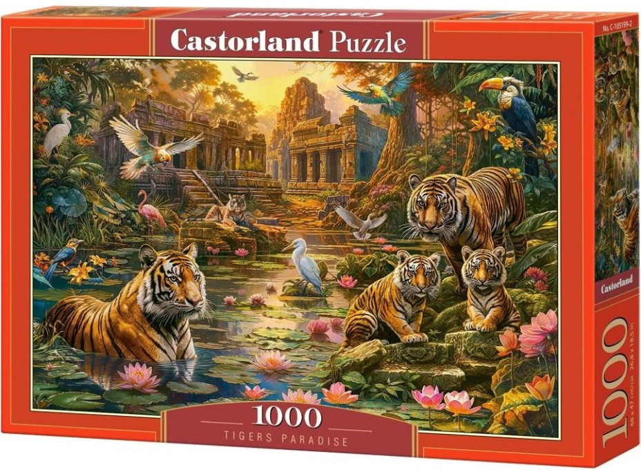 CASTORLAND Puzzle Tygří ráj 1000 dílků