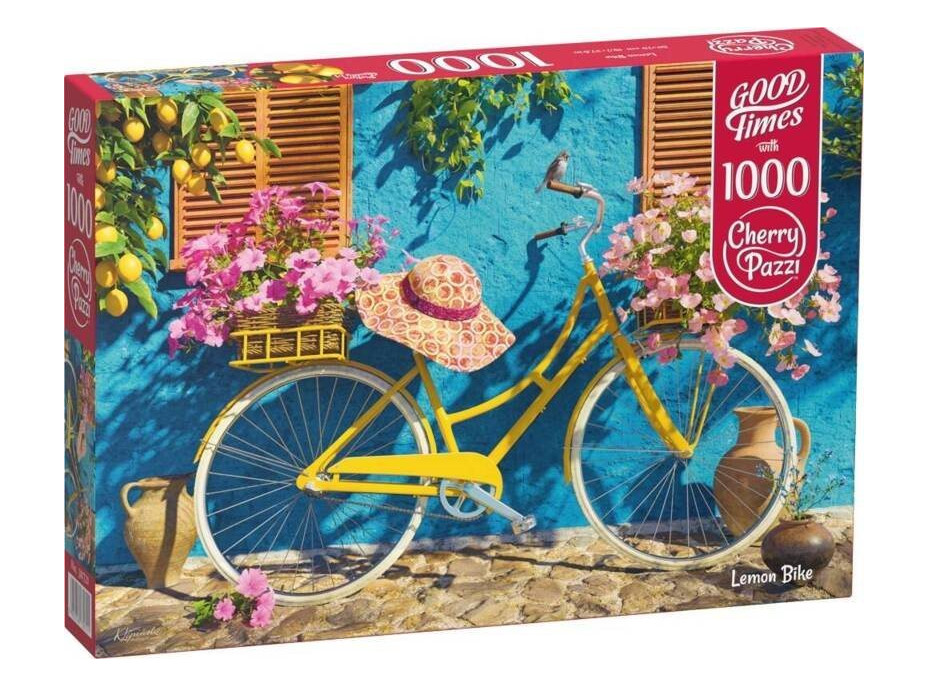 CHERRY PAZZI Puzzle Žluté kolo 1000 dílků