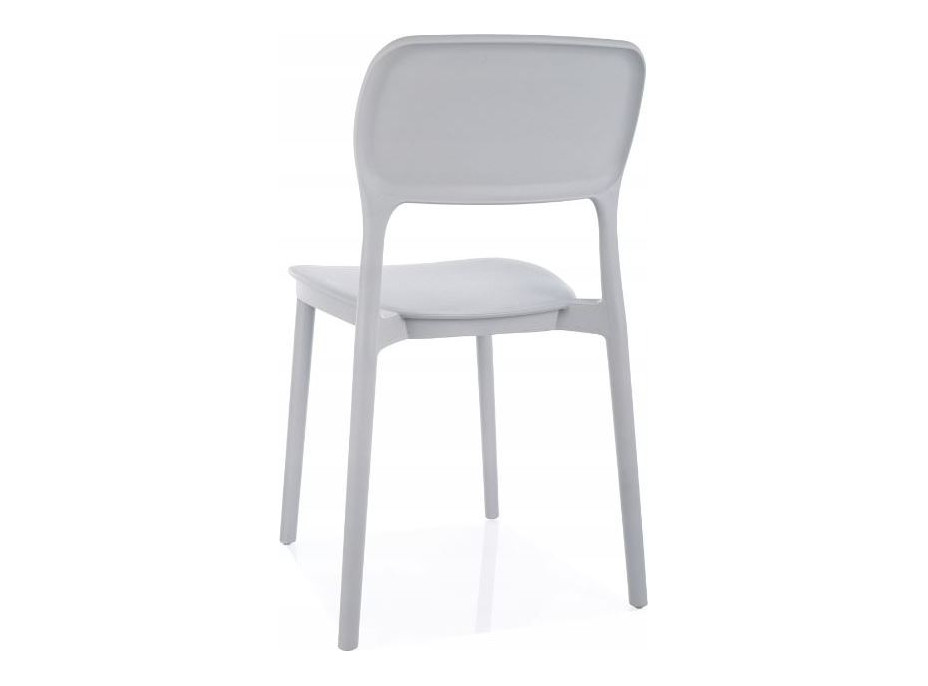 Jídelní plastová židle TIMO - bílá