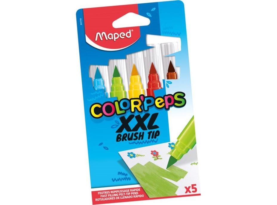 MAPED Fixy Color’Peps XXL Brush 5 ks