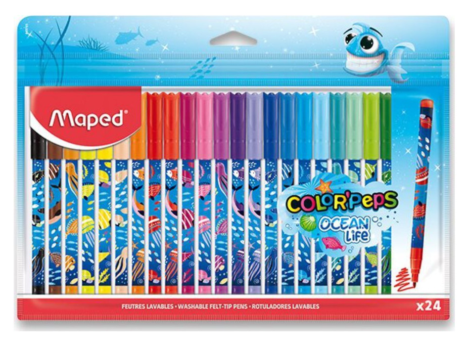 MAPED Fixy Color'Peps Ocean Life Decorated 24 ks