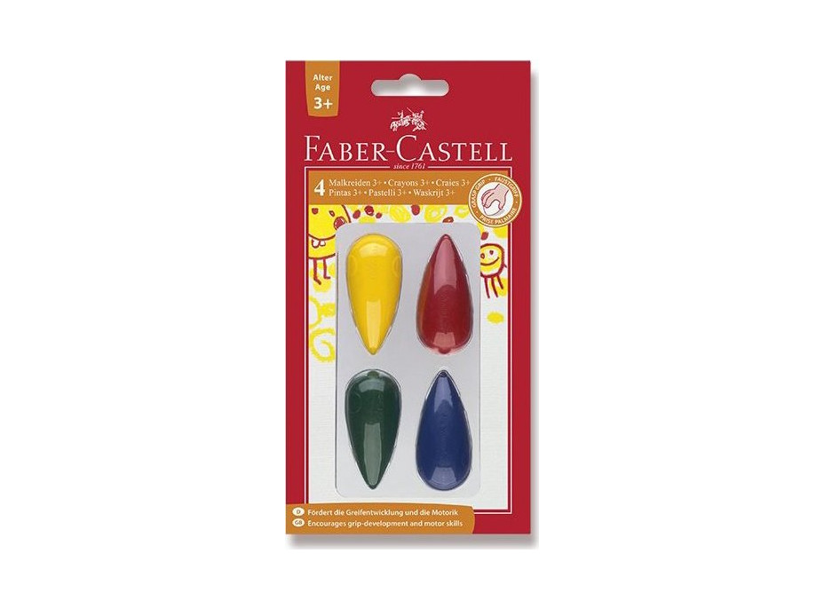 Faber-Castell Plastové pastelky 4 ks