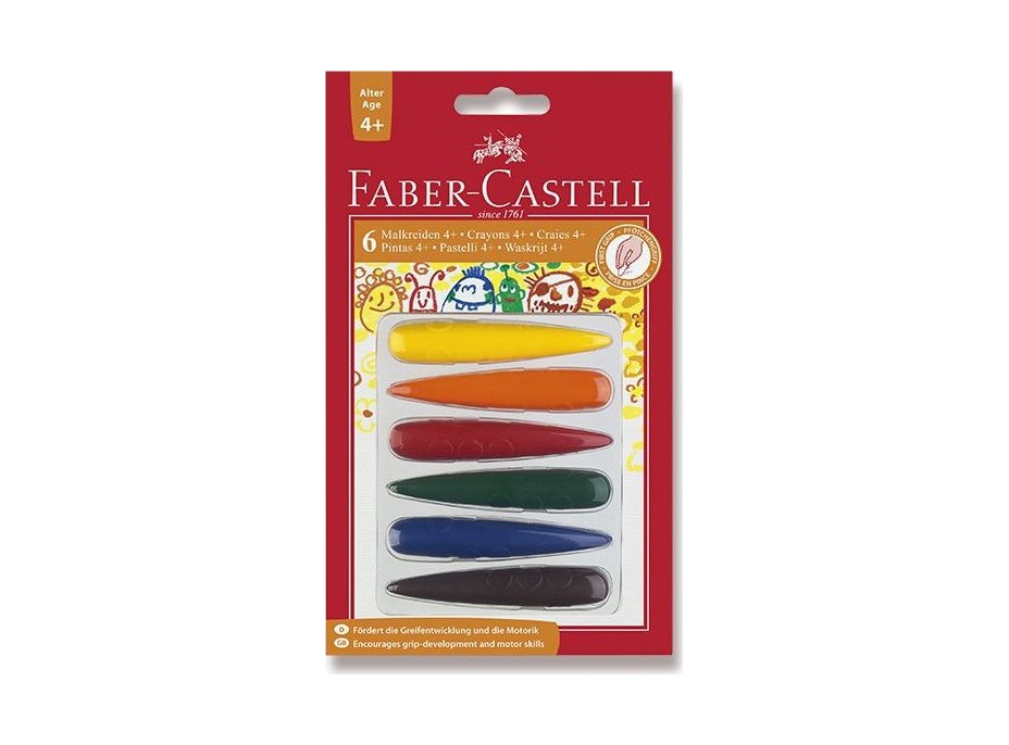 Faber-Castell Plastové pastelky 6 ks