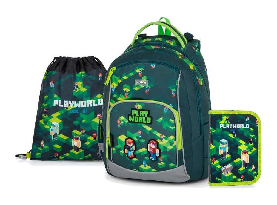 OXYBAG Školní set 3 ks OXY GO Playworld