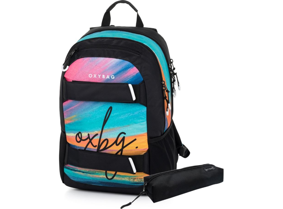 OXYBAG Studentský batoh + etue OXY Sport California