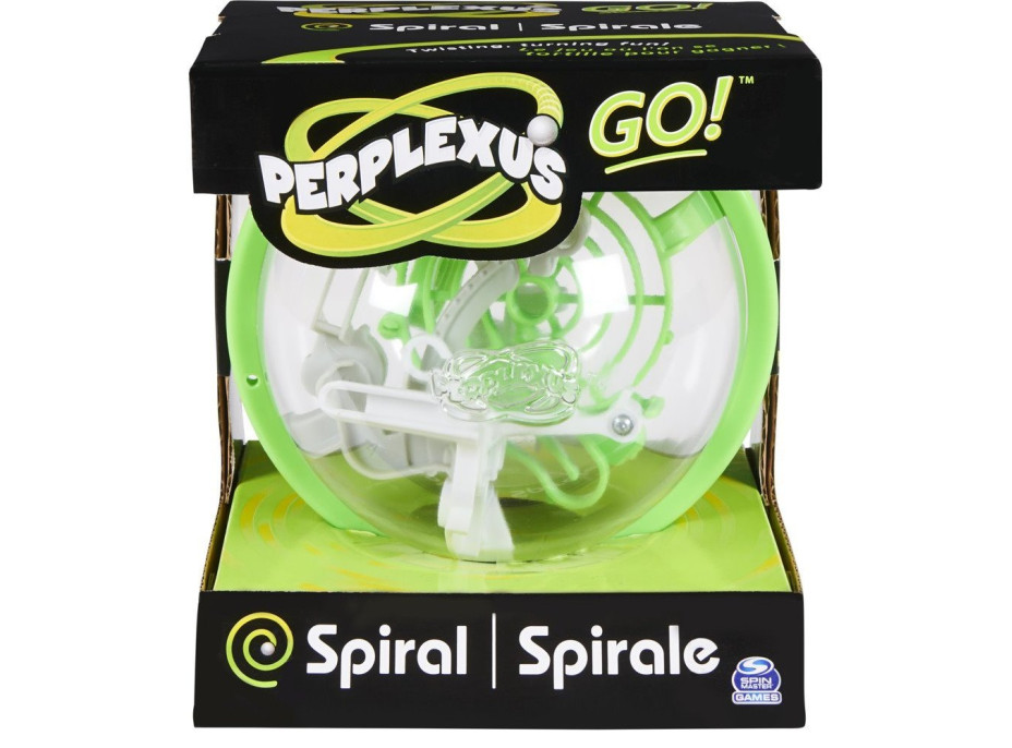 SPIN MASTER Perplexus Go! 3D labyrint Spiral - 30 překážek