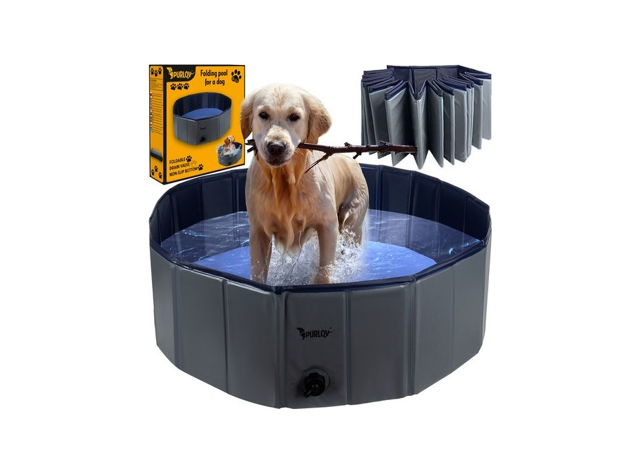 Skládací bazének pro psy 100x30 cm
