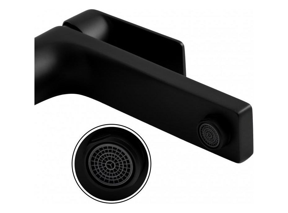 Umyvadlová baterie LENKA - vysoká - černá matná