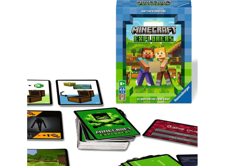 RAVENSBURGER Karetní hra Minecraft Explorers