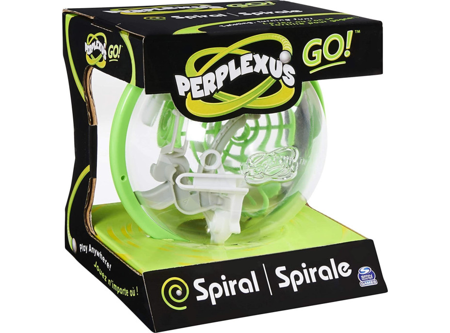 SPIN MASTER Perplexus Go! 3D labyrint Spiral - 30 překážek