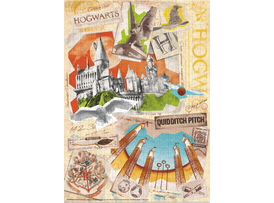 DODO Puzzle Harry Potter: Škola čar a kouzel v Bradavicích 450 dílků