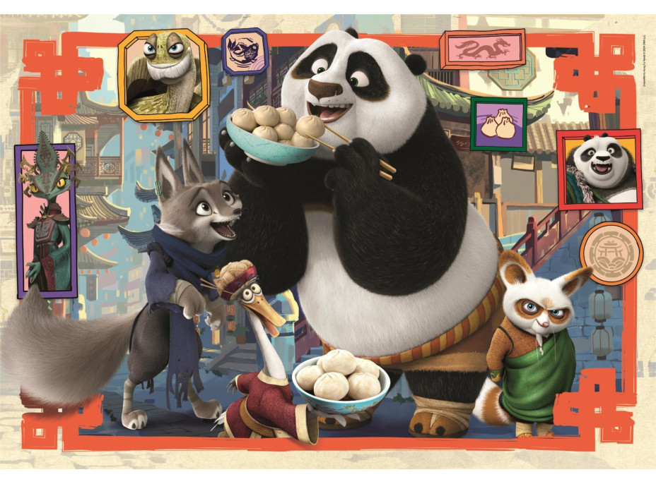 CLEMENTONI Puzzle Kung Fu Panda MAXI 24 dílků