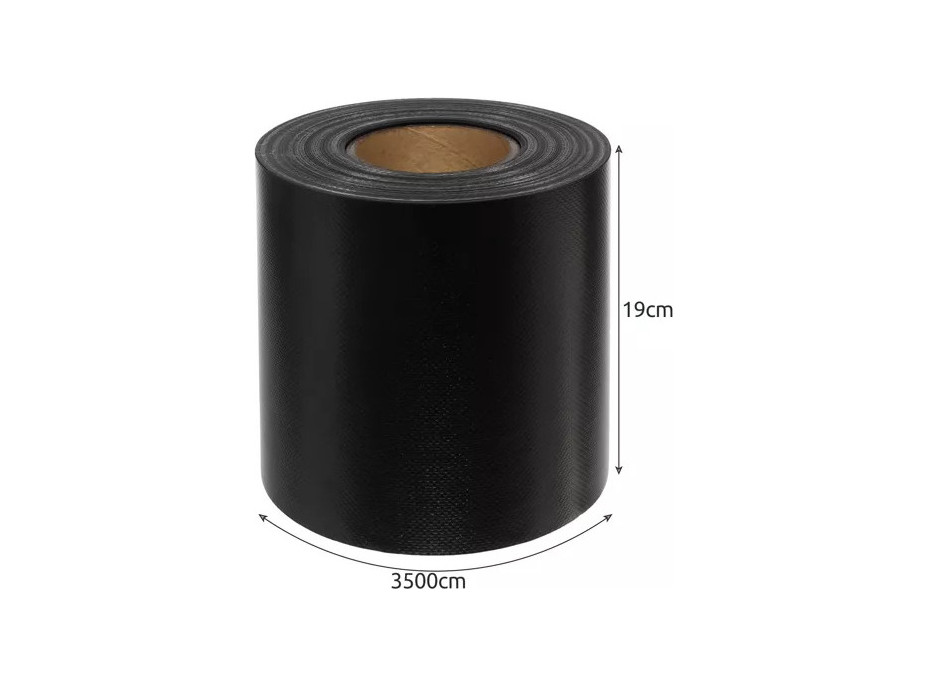 Stínící páska na plot 19 cm x 35 m - 630g/m2 - antracit