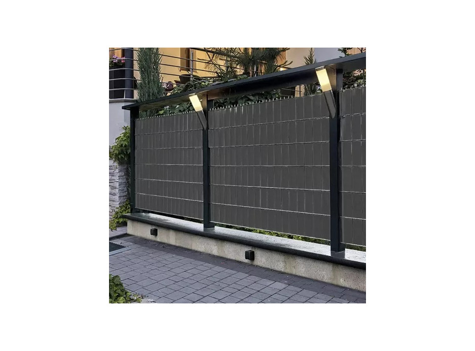 Stínící páska na plot 19 cm x 35 m - 450g/m2 - antracit