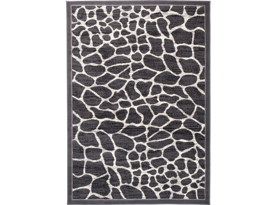 Kusový koberec TAPIS Giraffe - šedý/krémový