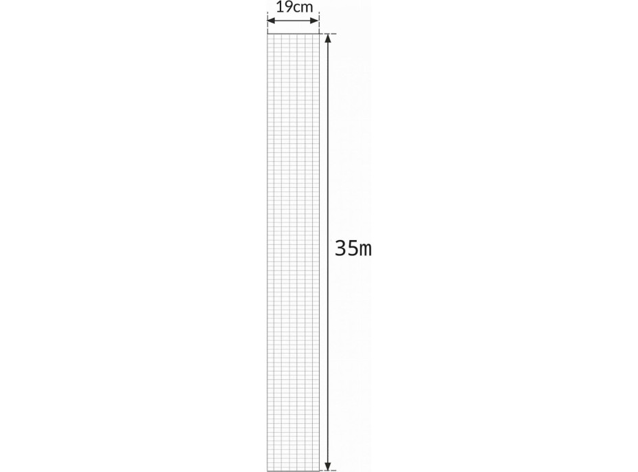 Stínící plotová páska 19 cm x 35 m - antracit