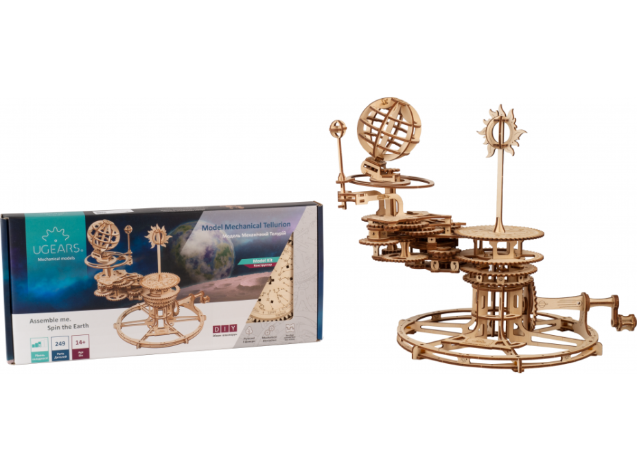 UGEARS 3D puzzle Tellurion 249 dílků