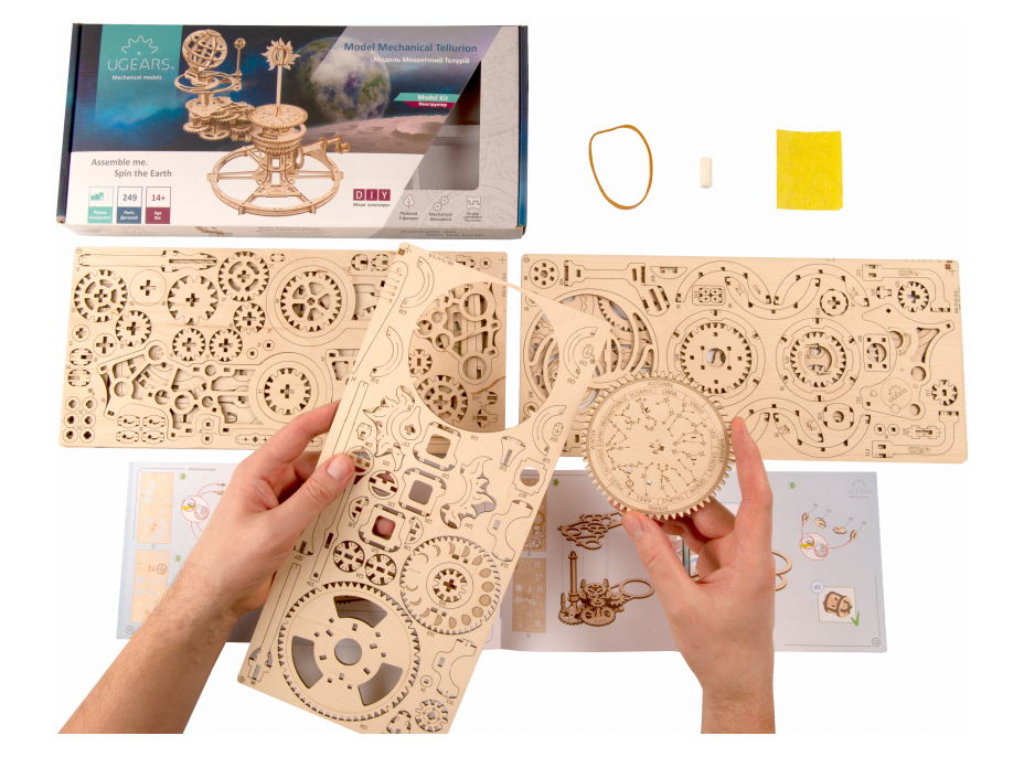 UGEARS 3D puzzle Tellurion 249 dílků